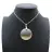 Ronde hanger van jaspis met print