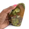 Gepolijste groene opaalsteen uit Madagaskar - 0