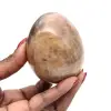 Microcline stenen ei uit Madagaskar - 0