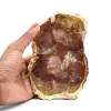Schijfje verkiezeld hout uit Madagaskar - 0