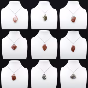 Orbicular Jasper Rhombus hanger