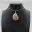 Ovale bloem agaat hanger — 5