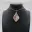 Bloem agaat druppel hanger — 1