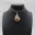Bloem agaat druppel hanger — 2