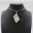 Bloem agaat diamant hanger