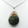 Imperiale Jaspis Druppel Hanger - 1