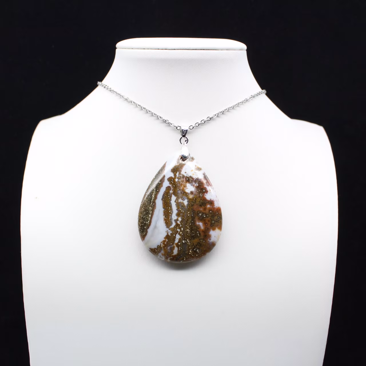 Imperiale Jaspis Druppel Hanger