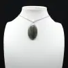 Ovale Labradoriet Hanger - 0