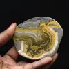 Gepolijst jaspis bijenornament, Indonesië, zeldzaam - 1