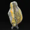 Decoratiecollectie van gladde jaspisstenen met hommelmotief - 0