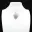 Gestreepte agaat hanger — 1