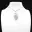 Gestreepte agaat hanger — 9