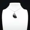 Maanvormige Kambamba Jaspis hanger - 2