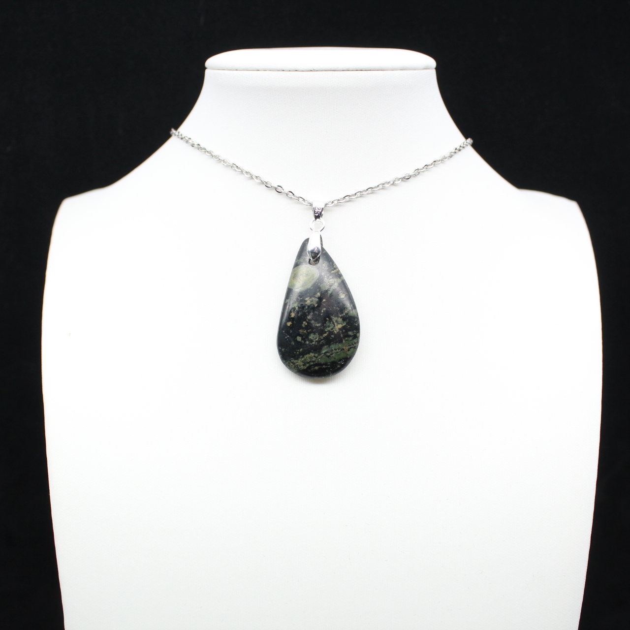 Kambamba Jasper Teardrop-hanger