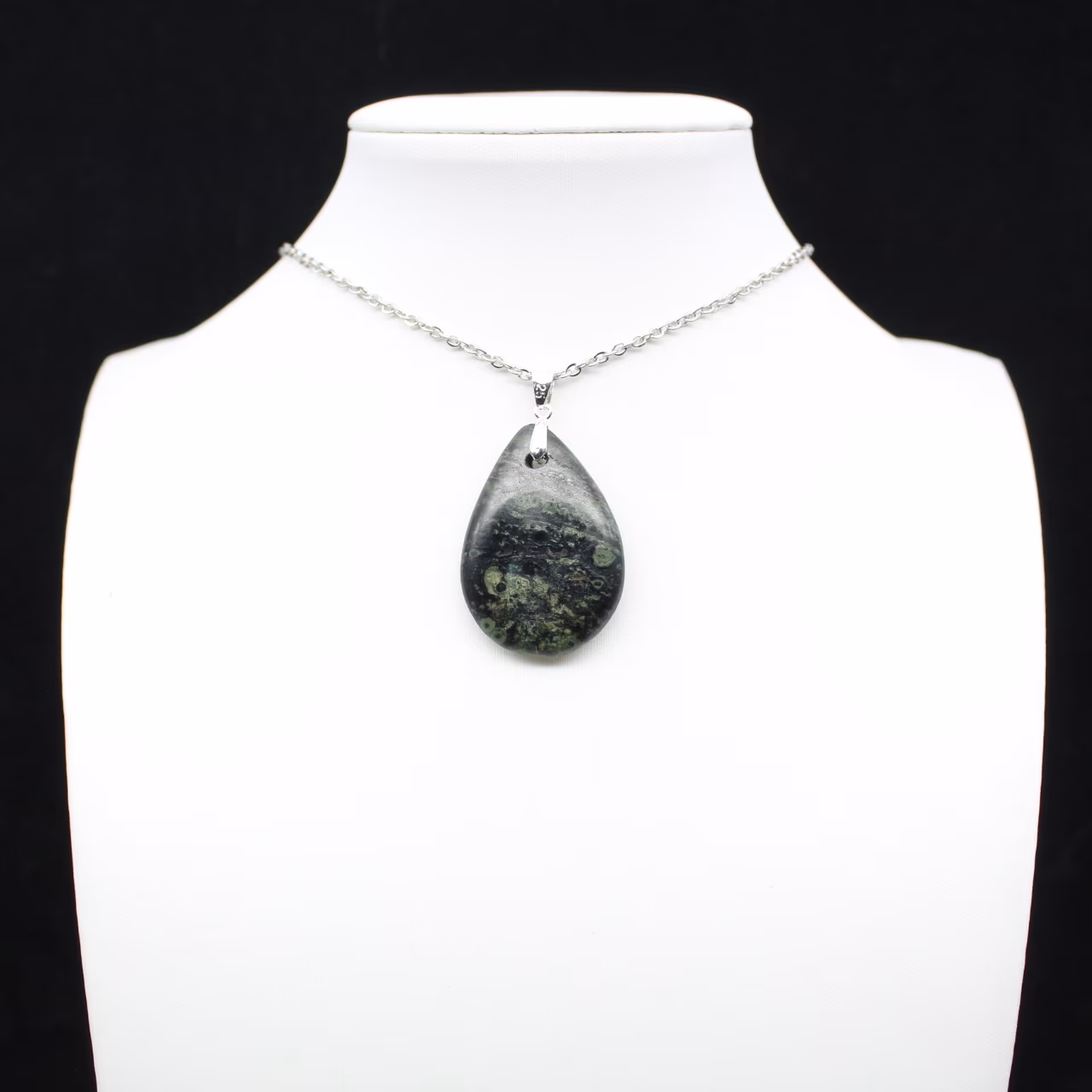 Kambamba Jasper Teardrop-hanger
