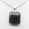 Vierkante labradoriet stenen hanger - 2