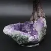 Minerale boom met amethist basis en rozenkwarts bladeren - 10