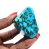 Vrijgevormde gepolijste chrysocolla - 0