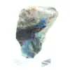Azuriet malachiet plak voor ornament - 1