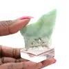 Groene aragoniet plak voor mineralenverzameling - 4