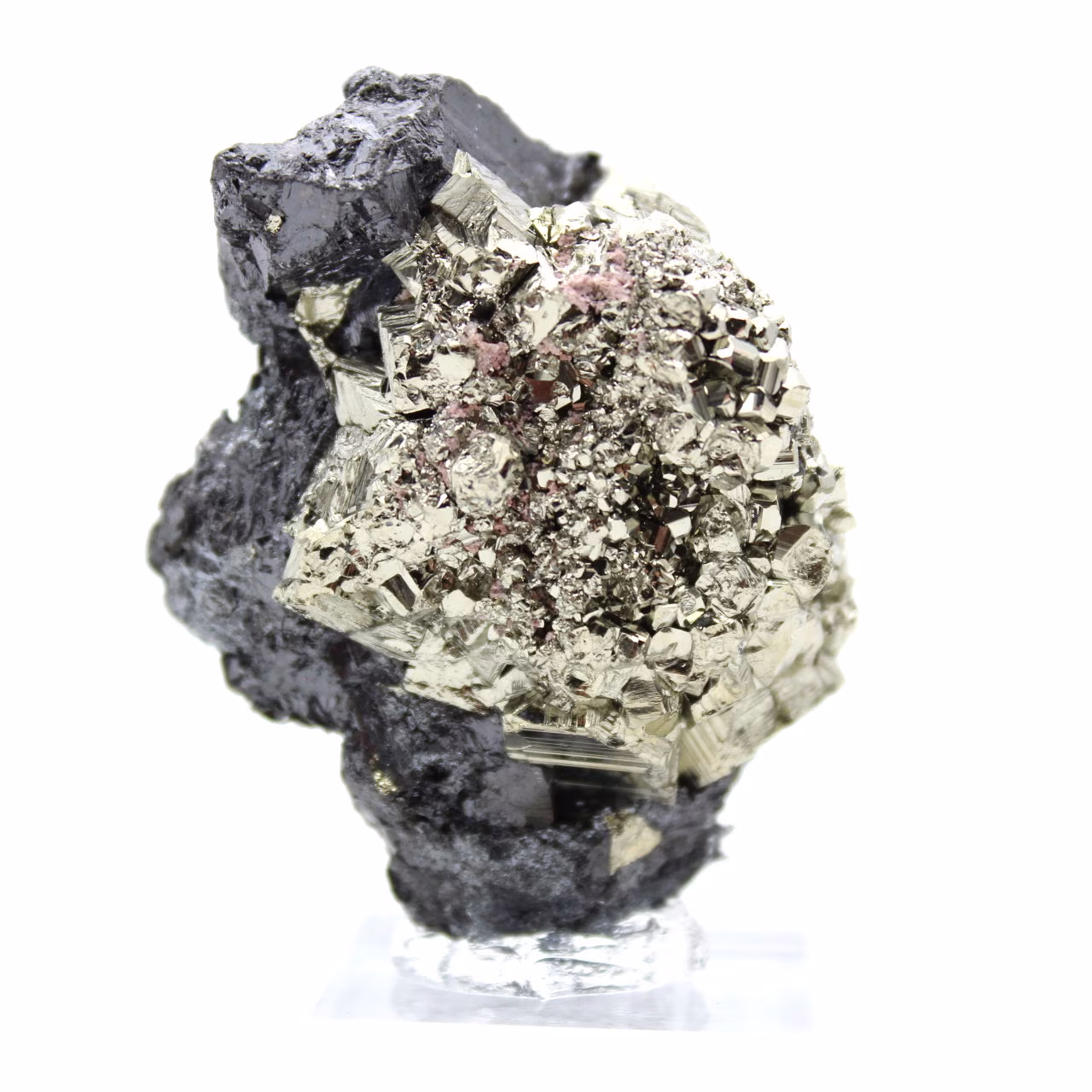 Mineralenexemplaar Pyriet en Sfaleriet