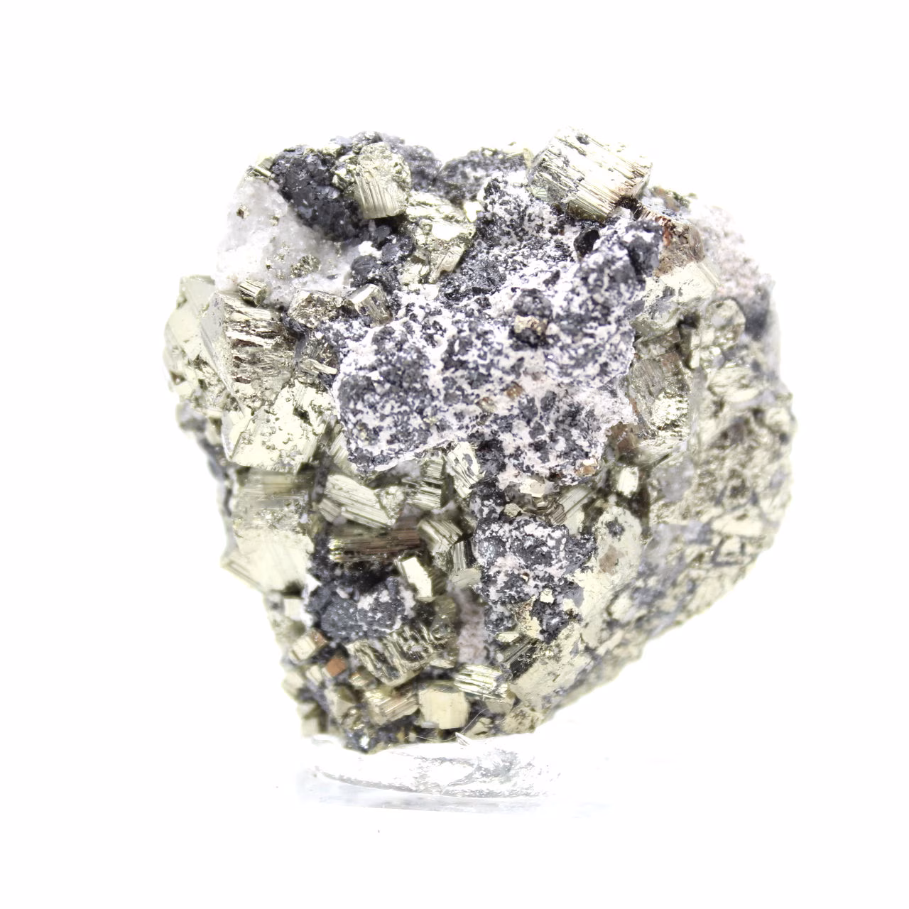 Ruw Mineraal Sfaleriet en Pyriet