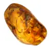 Gele amberkleurige kiezelsteen voor decoratie en wetenschappelijk specimen - 0
