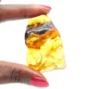 Authentieke gepolijste barnsteen uit Litouwen - Mineralogie-exemplaar - 1