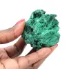 Natuurlijke vezelachtige malachietsteen - 1