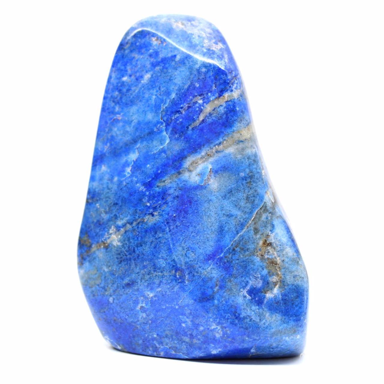 Gepolijste Lapis Lazuli verzamelsteen, unieke vorm