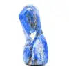 Diepblauwe lapis lazuli mineraalversiering uit Afghanistan - 0
