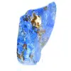 Gepolijste lapis lazuli steen, authentieke decoratie - 4