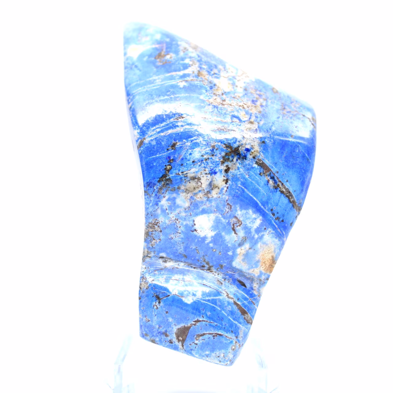 Gepolijste lapis lazuli steen, authentieke decoratie