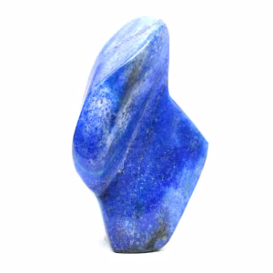 Gepolijst lapis lazuli-ornament in diepe tinten