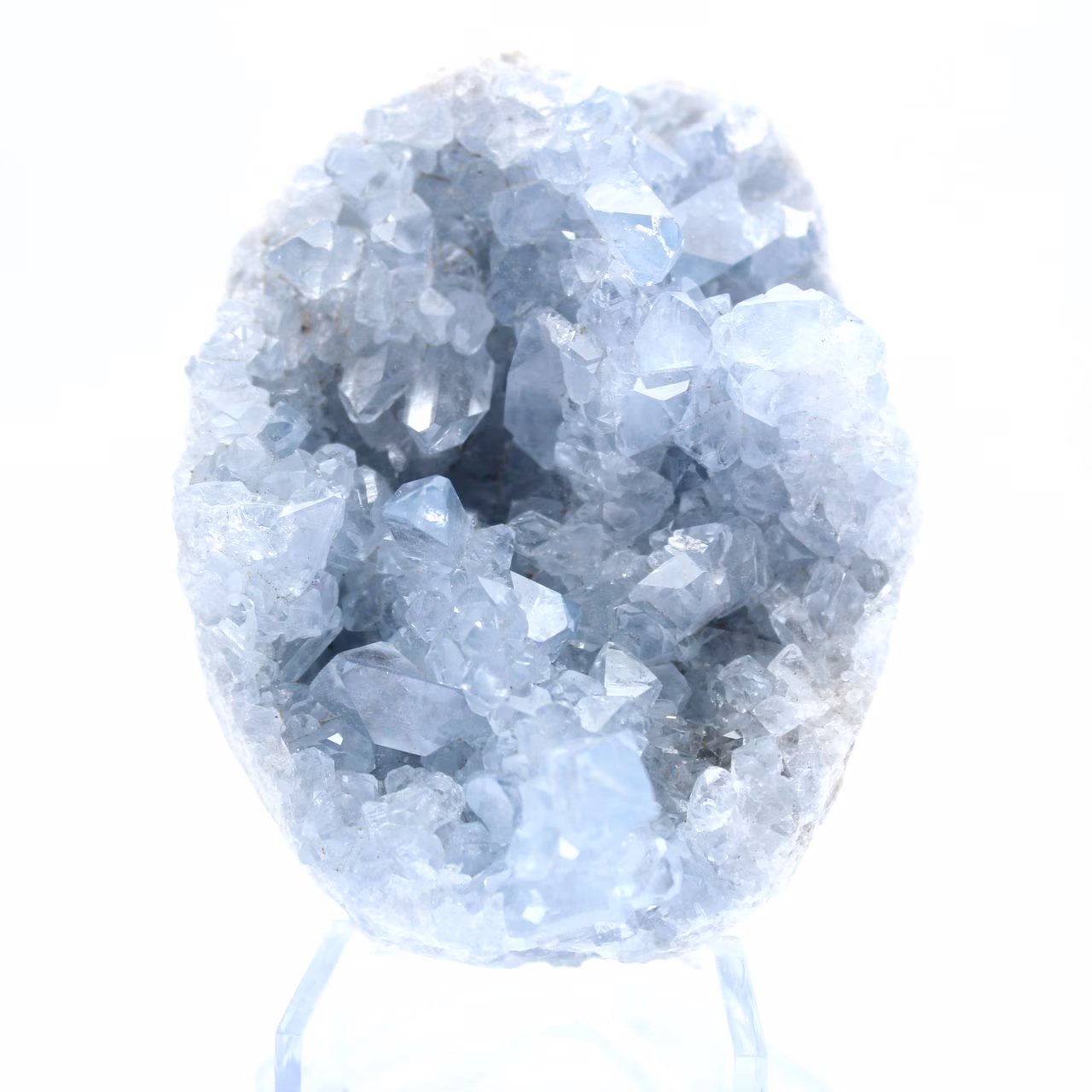 Blauwe celestiet kristalformatie Madagaskar