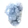 Authentieke Madagascar Blauwe Celestiet Geode - 0