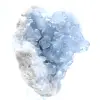 Authentieke Madagascar Blauwe Celestiet Geode - 2