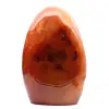 Gepolijste Carneool XXL Madagaskar - Authentieke Rood-Oranje Decoratieve Steen (Ornament) - 0