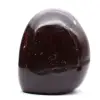Carneool gepolijst ornament uit Madagaskar - Natuurlijke verzamelsteen intens rood-oranje - 0