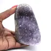 Braziliaanse amethistgeode: dieppaarse kristallen - 0