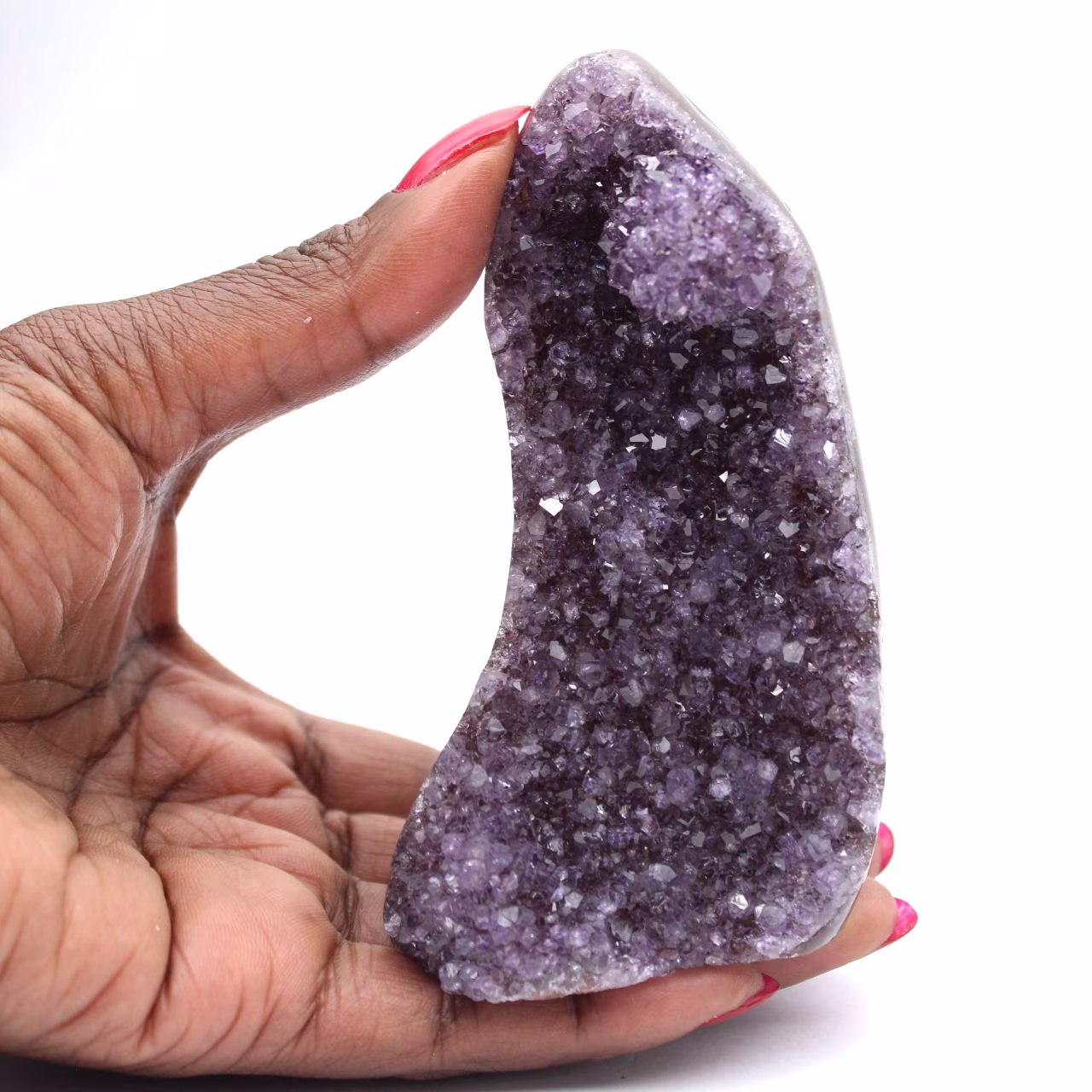 Braziliaanse amethist: kleine geode voor esthetiek