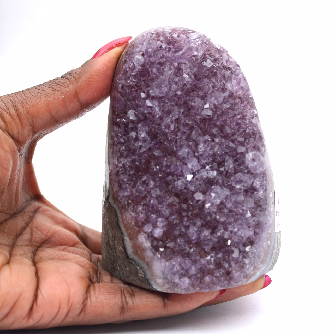 Amethist Brazilië: Geode Kristal Verzamelstuk