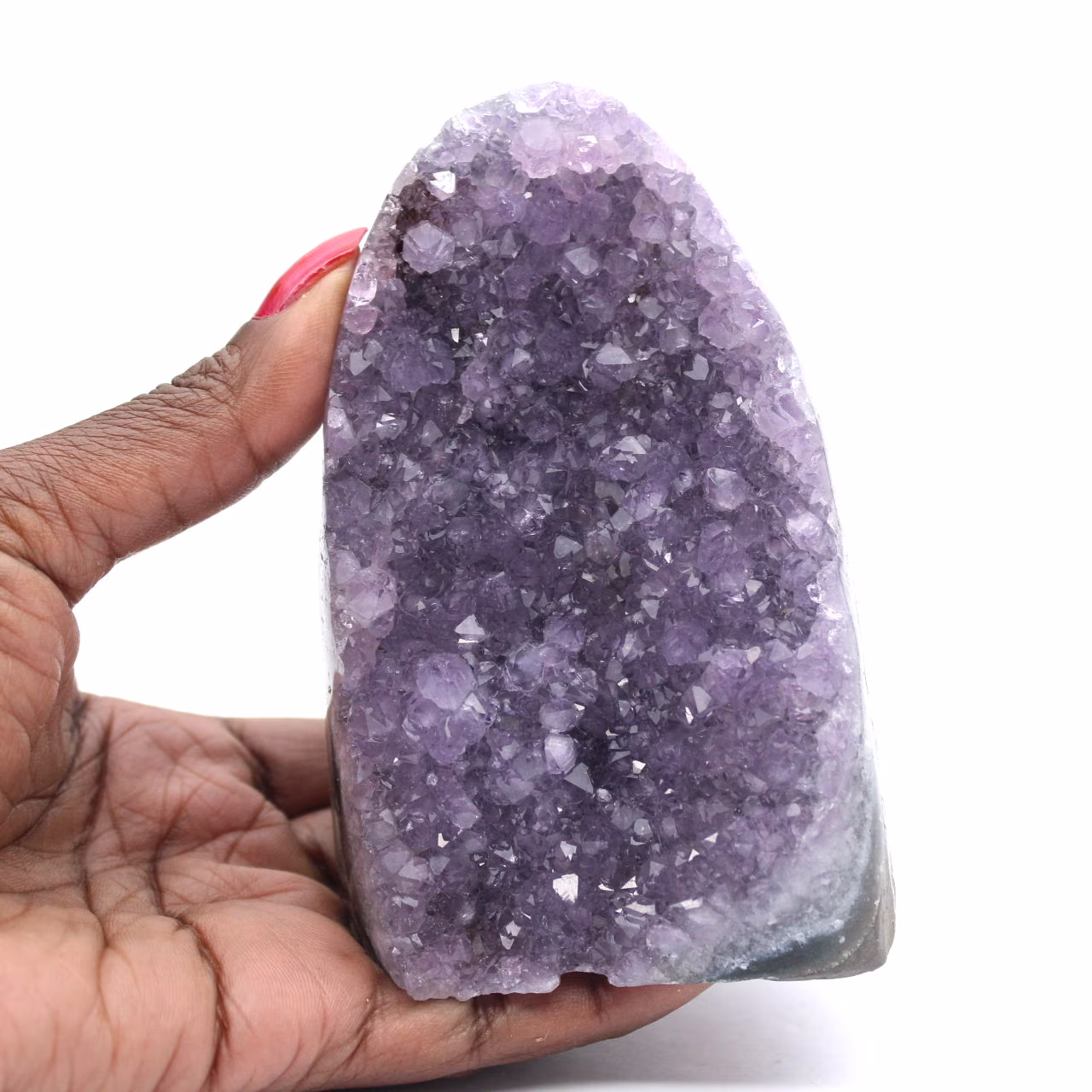 Amethistgeode van natuurlijke schoonheid – een schitterend exemplaar