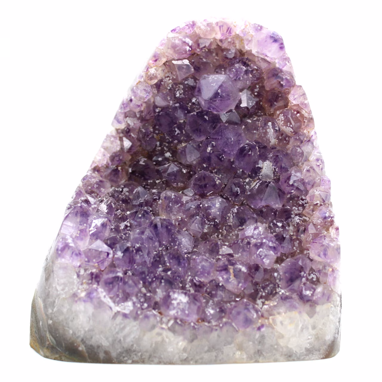 Amethist geode, paars kristal
