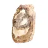 Versteend houten ornament, gepolijste plak, verzamelobject, Madagaskar - 2