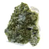 Groene epidootkristallen uit Marokko op gastgesteente - 2
