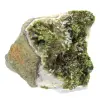 Groene epidootkristallen op matrix uit Marokko - 4