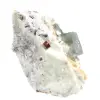 Groen fluorietmineraal: kristallen op matrix ter decoratie - 5