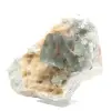 Groen fluorietmineraal: kristallen op matrix ter decoratie - 6