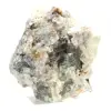 Ruwe fluoriet uit Marokko: Groot groen kristal op gastgesteente - 3